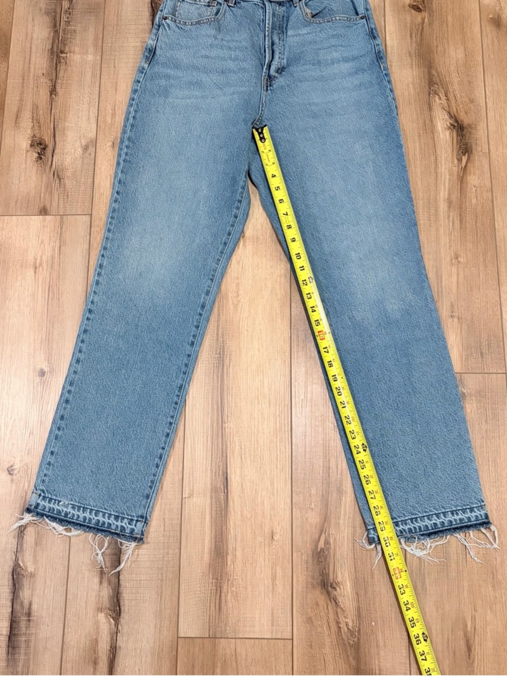 PacSun High-Rise Straight Leg Dad Jeans Y2K Vintage Normcore Streetwear 29 - Picture 12 of 13